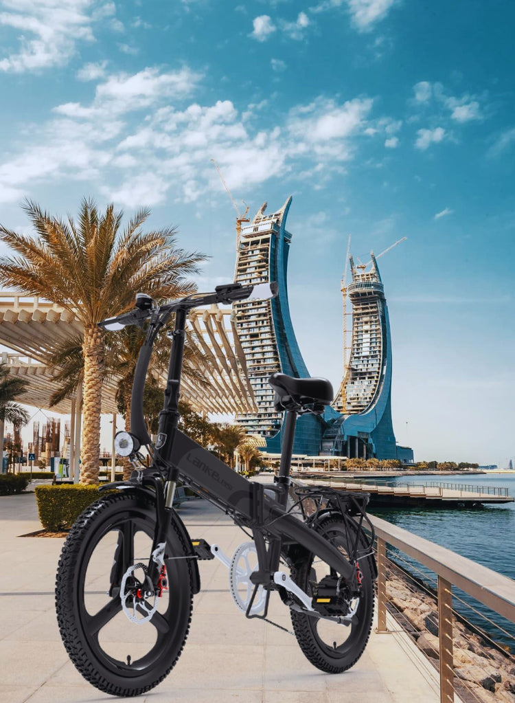 Vélo Électrique Urbain LANKELEISI G660, Moteur de 500W