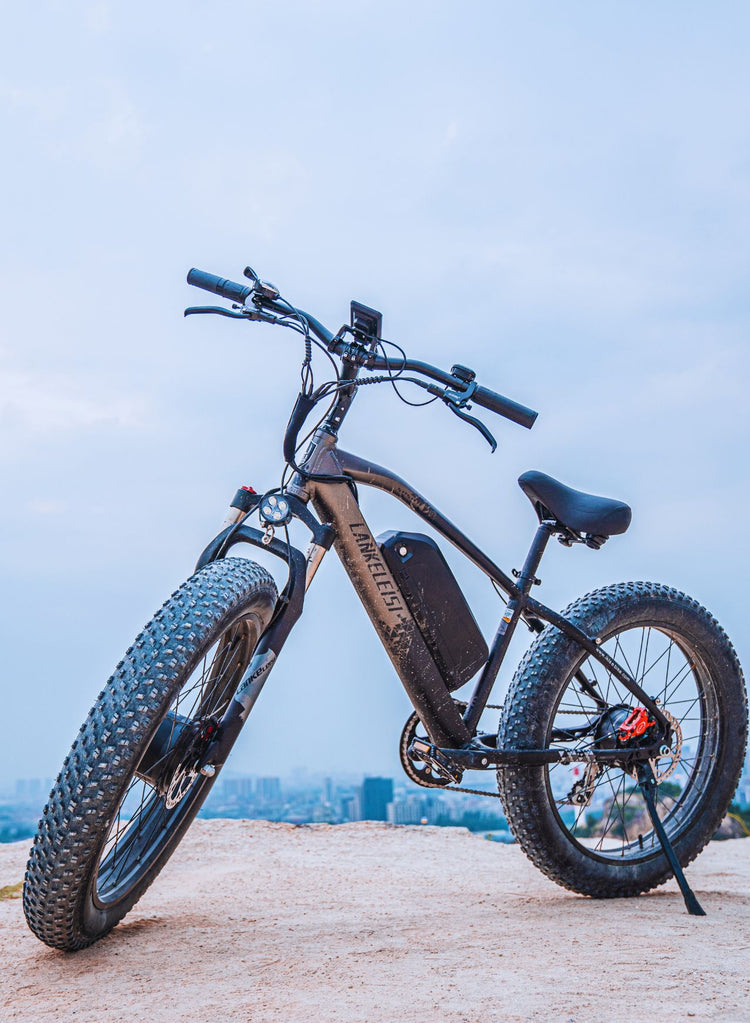 LANKELEISI MG740PLUS Vélo électrique de montagne à double moteur 2000W moteur, 960Wh batterie Samsung