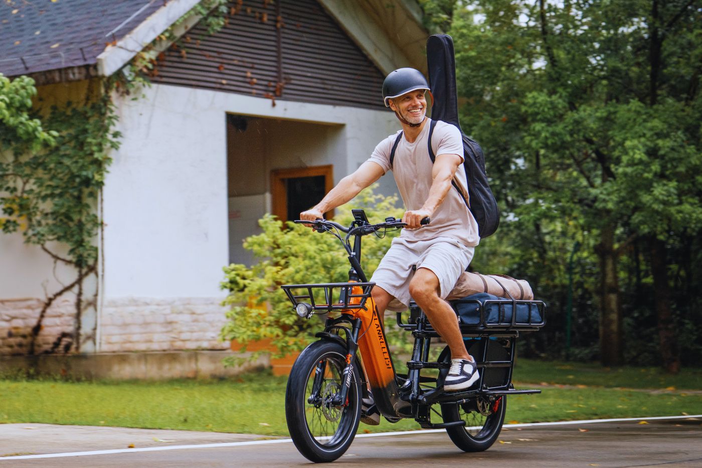 Vélo Électrique de Livraison LANKELEISI Wombat-1 avec Capacité de Charge de 200KG