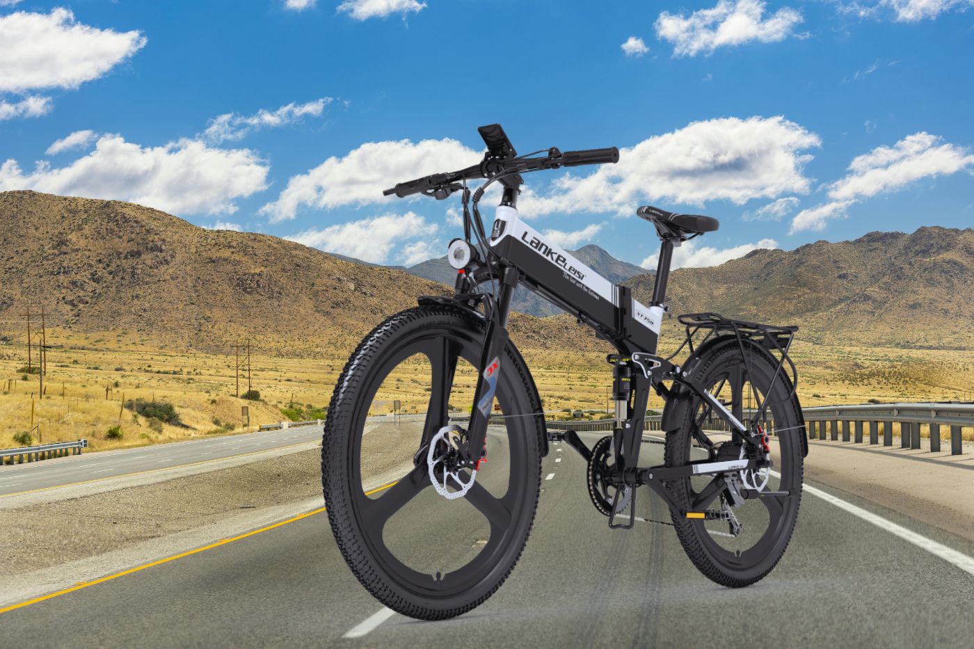 Vélo Électrique Tout-Terrain LANKELEISI XT750 SPORTS