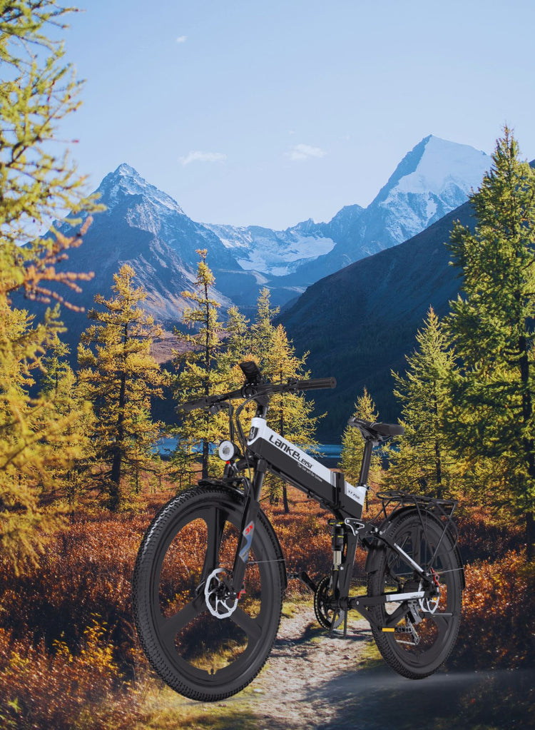 Vélo Électrique Pliant Tout-Terrain LANKELEISI XT750 SPORTS 500W