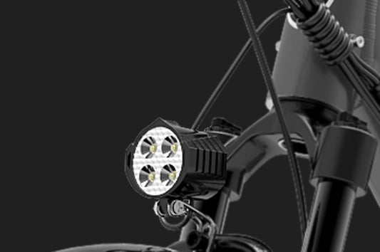 Vélo Électrique Urbain LANKELEISI ES500PRO avec Phare Avant 48V