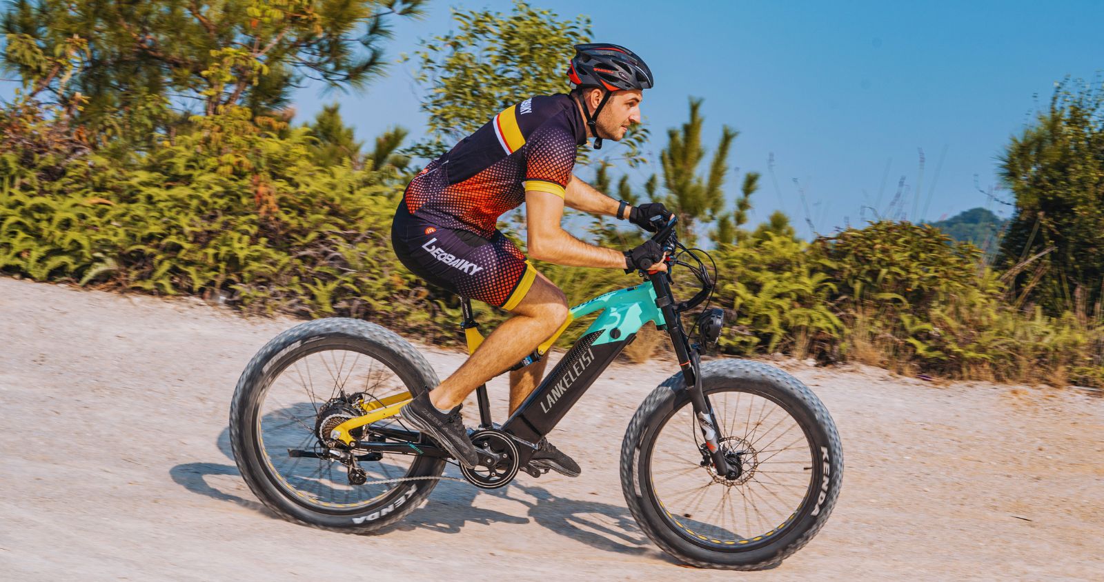 Vélo électrique tout-terrain LANKELEISI RV800PLUS avec moteur Bafang de 750W