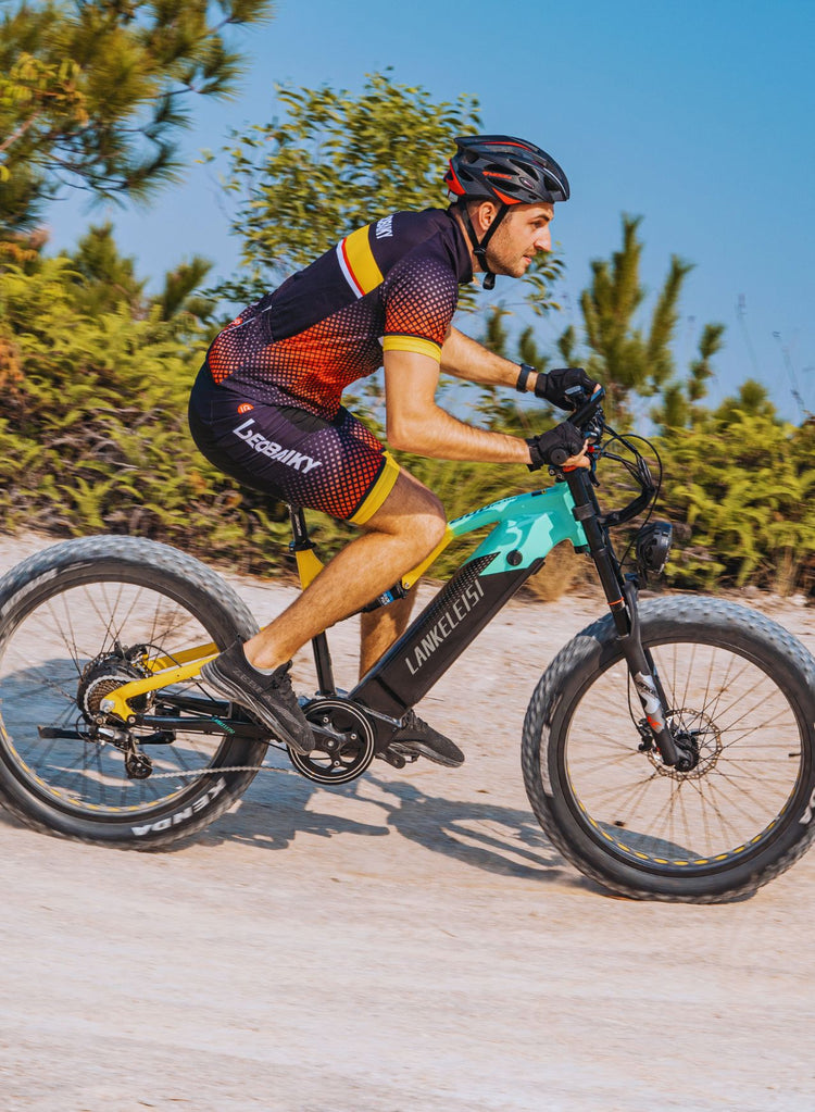 Vélo électrique tout-terrain LANKELEISI RV800PLUS avec moteur Bafang de 750W