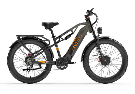 Lankeleisi MG800MAX vélo électrique 2000W double moteur et double suspension gris