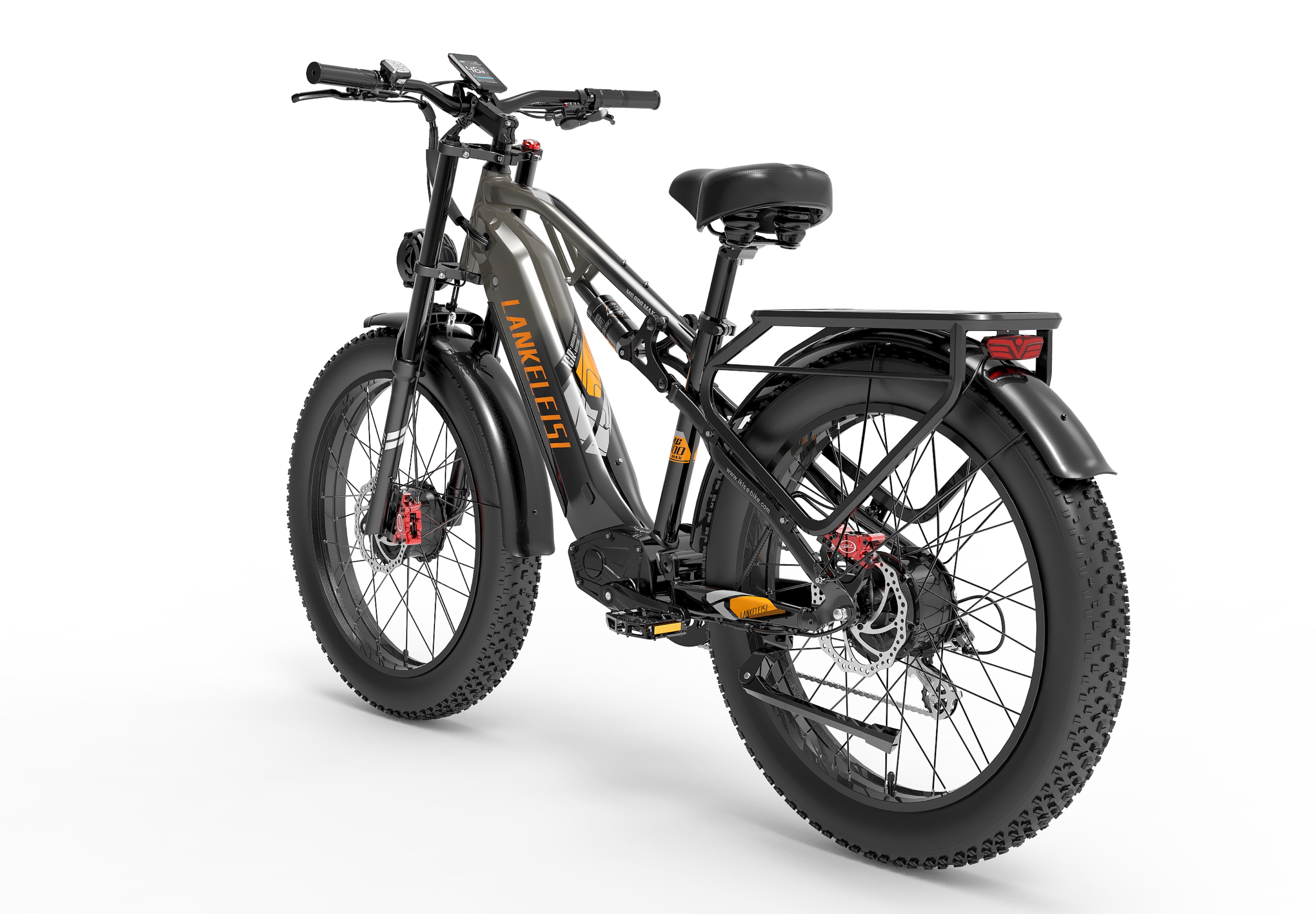 Lankeleisi MG800MAX vélo tout-terrain électrique double moteur puissant gris