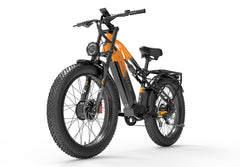 Lankeleisi MG800MAX vélo électrique pneus larges 26 pouces et autonomie renforcée orange