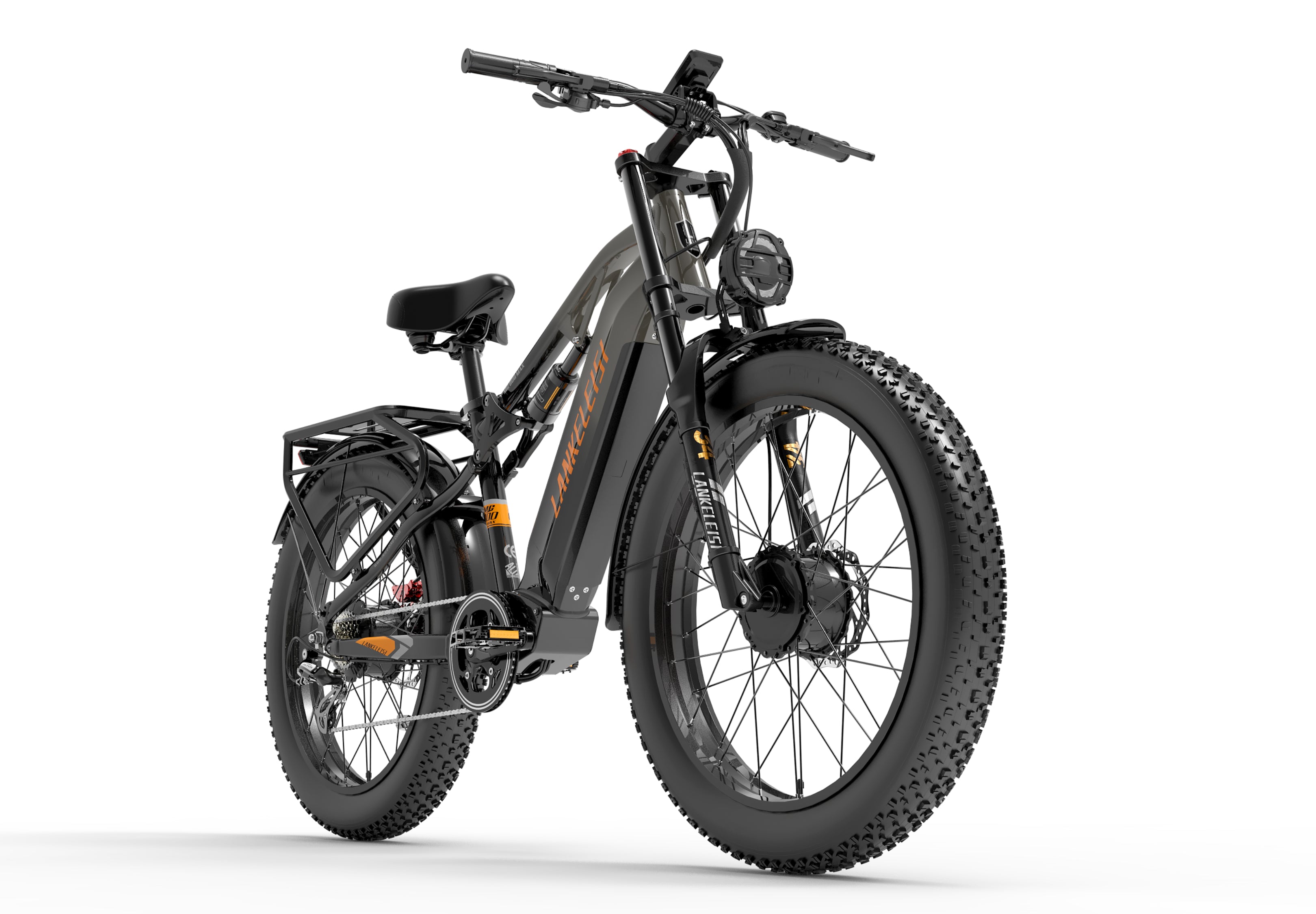 Lankeleisi MG800MAX vélo électrique batterie 48V 20Ah Samsung grande autonomie gris