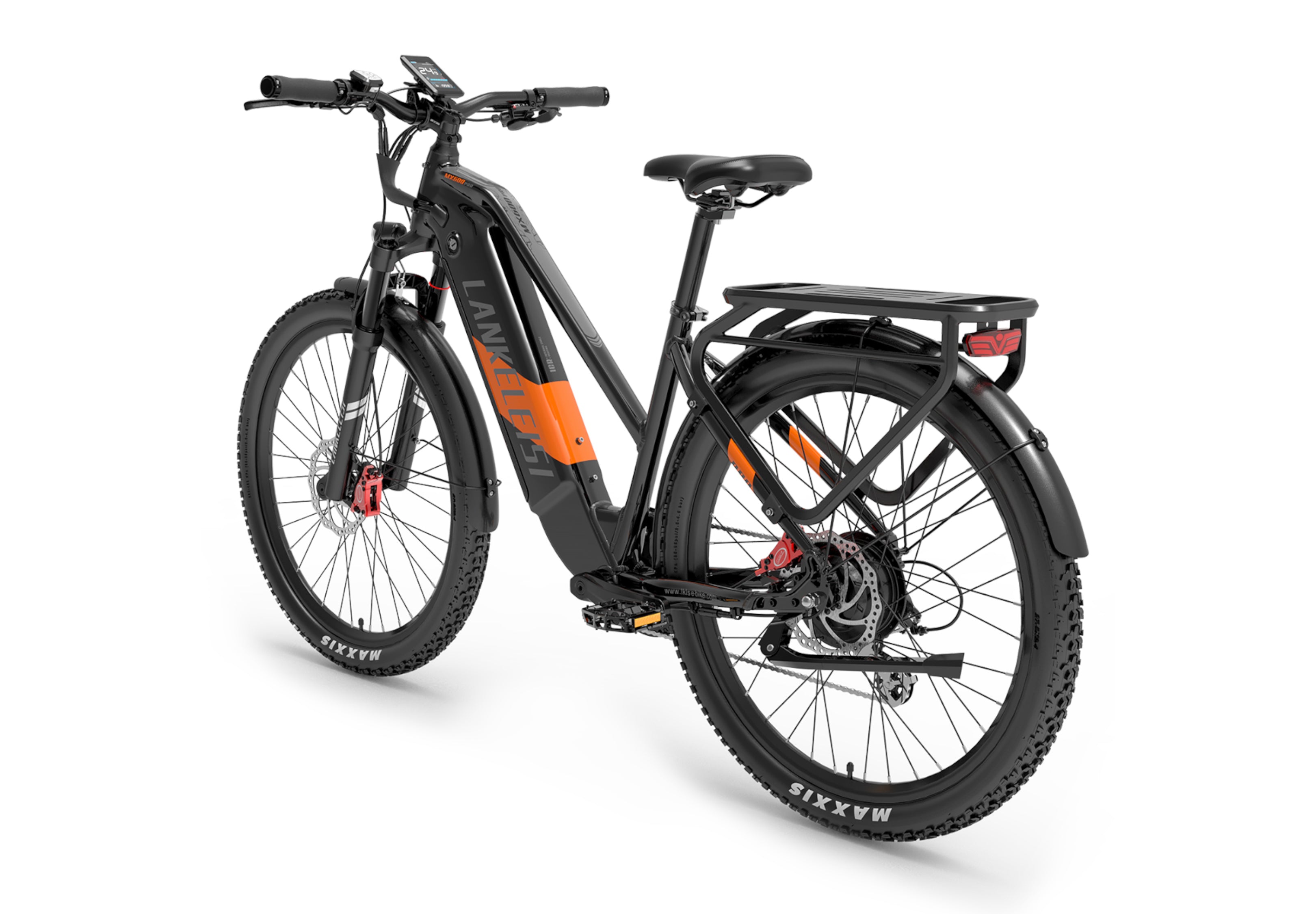 Lankeleisi MX600PRO vélo électrique 500W compact et confortable orange