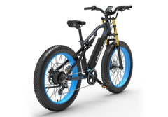 Lankeleisi RV700 vélo électrique tout-suspendu bleu
