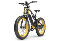 Lankeleisi RV700 vélo électrique idéal pour aventures et sentiers jaune