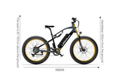 Lankeleisi RV700 vélo électrique au style moderne et sportif jaune