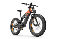 Lankeleisi RV800PLUS VTT électrique tout-suspendu avec batterie Samsung 48V 20Ah orange