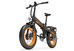 Lankeleisi X2000MAX vélo électrique tout-terrain puissant avec autonomie orange
