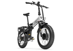 Lankeleisi X2000MAX vélo électrique pliant idéal pour les trajets urbains blanc