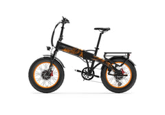 Lankeleisi X2000MAX vélo électrique double moteur et confort de conduite orange