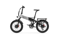 Lankeleisi X2000MAX vélo électrique pneus larges pour plus de confort blanc