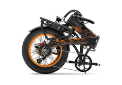 Lankeleisi X2000MAX vélo électrique pneus fat adaptés aux chemins accidentés orange
