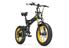 Lankeleisi X3000Plus-UP fat bike électrique compact avec pneus larges gris