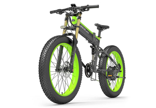 Lankeleisi XT750PLUS VTT électrique tout-suspendu autonomie 120KM vert