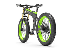 Lankeleisi XT750PLUS vélo électrique pliant puissant idéal pour le tout-terrain vert