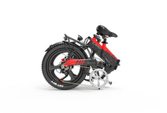 Lankeleisi G650 500W vélo électrique pliant - rouge