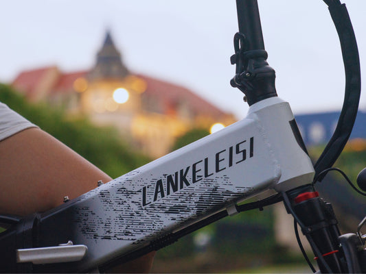 Vélo Électrique Pliant Lankeleisi X2000Max à Double Moteur