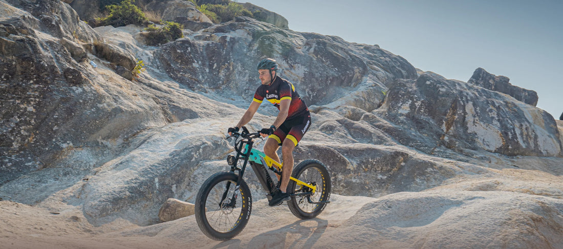 Vélo électrique Lankeleisi RV800Plus 750W pour le tout-terrain avec batterie Samsung 960Wh