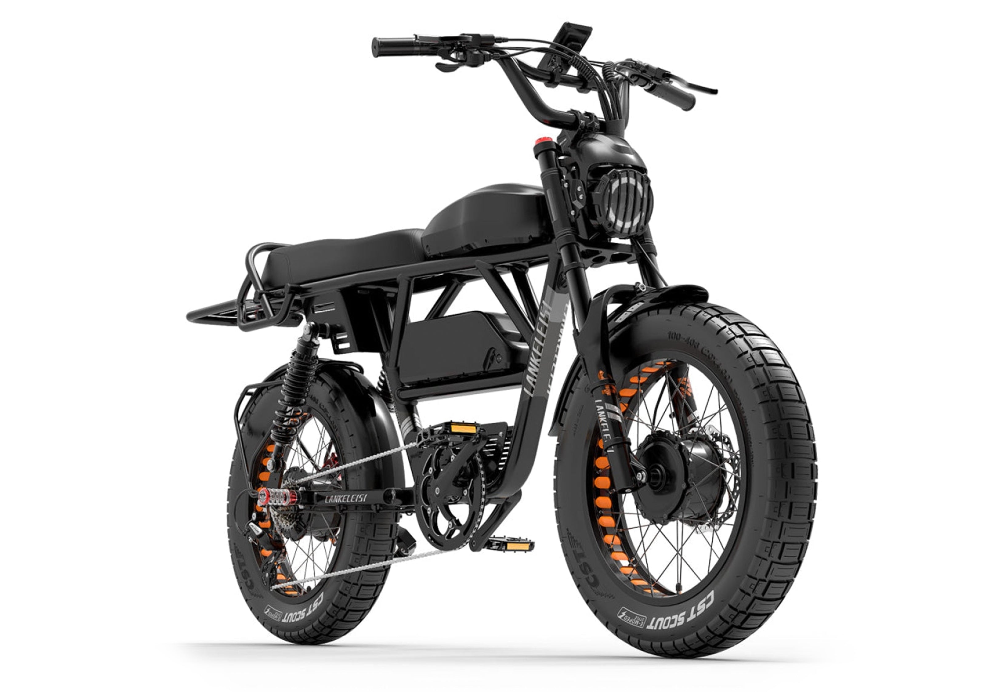 Lankeleisi X-Black Knight fat bike électrique au design inspiré des motos