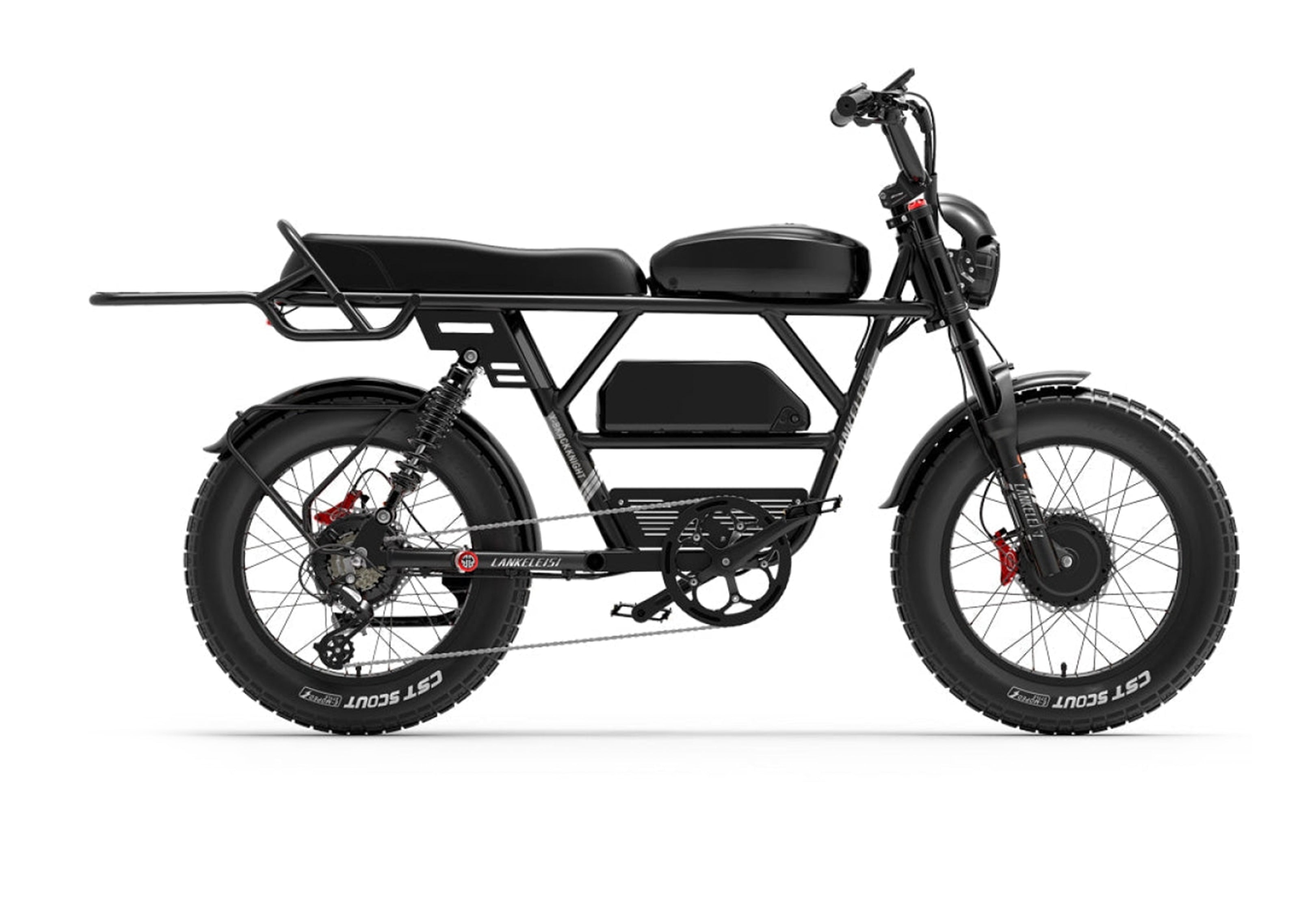 Lankeleisi X-Black Knight vélo électrique confortable pour les longues balades
