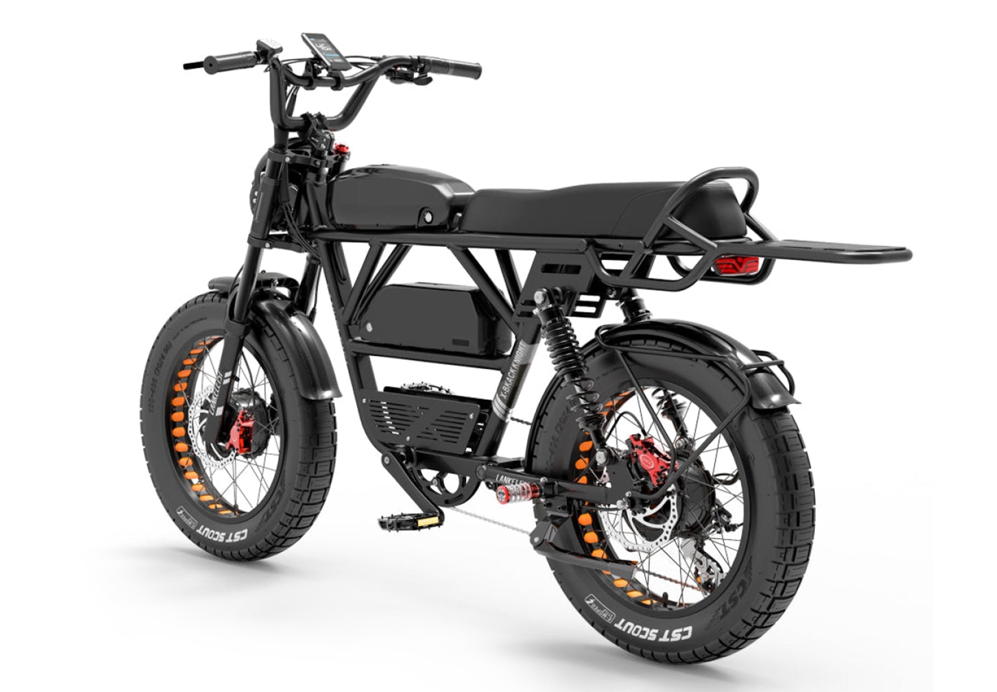 Lankeleisi X-Black Knight vélo électrique puissant avec pneus larges